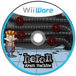 Cartridge artwork for Heron - Steam Machine on the Nintendo Wii.