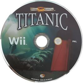 Cartridge artwork for Hidden Mysteries - Titanic on the Nintendo Wii.