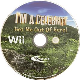 Cartridge artwork for I'm A Celebrity... Get Me Out of Here! on the Nintendo Wii.