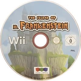 Cartridge artwork for Island of Dr. Frankenstein, The on the Nintendo Wii.