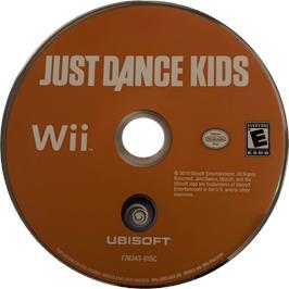 Cartridge artwork for Just Dance Kids on the Nintendo Wii.