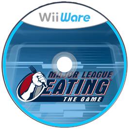Cartridge artwork for Major League Eating - The Game on the Nintendo Wii.