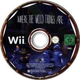 Cartridge artwork for Max Et Les Maximonstres on the Nintendo Wii.