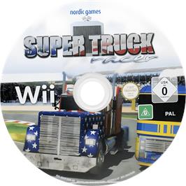 Cartridge artwork for Maximum Racing - Super Truck Racer on the Nintendo Wii.