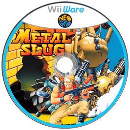Cartridge artwork for Metal Slug (NG) on the Nintendo Wii.