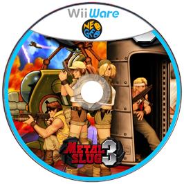 Cartridge artwork for Metal Slug 3 (NG) on the Nintendo Wii.