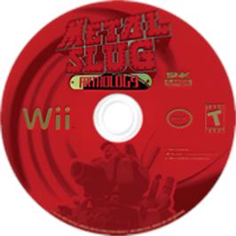 Cartridge artwork for Metal Slug Anthology on the Nintendo Wii.