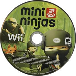 Cartridge artwork for Mini Ninjas on the Nintendo Wii.