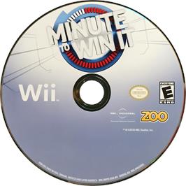 Cartridge artwork for Minute to Win It on the Nintendo Wii.