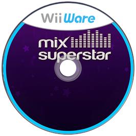Cartridge artwork for Mix Superstar on the Nintendo Wii.