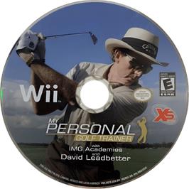 Cartridge artwork for My Personal Golf Trainer on the Nintendo Wii.