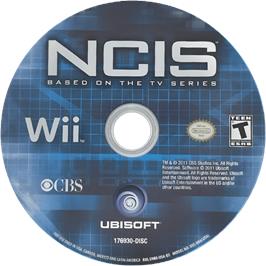 Cartridge artwork for Ncis on the Nintendo Wii.