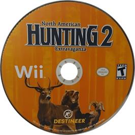 Cartridge artwork for North American Hunting Extravaganza 2 on the Nintendo Wii.