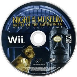 Cartridge artwork for Nuit Au Musée 2, La on the Nintendo Wii.