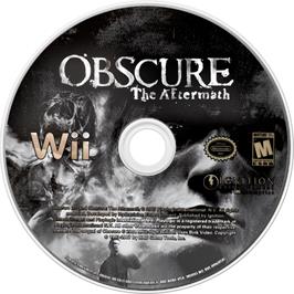 Cartridge artwork for Obscure 2 on the Nintendo Wii.