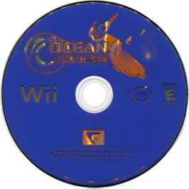 Cartridge artwork for Ocean Commander on the Nintendo Wii.