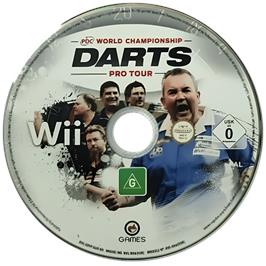 Cartridge artwork for Pdc World Championship Darts - Pro Tour on the Nintendo Wii.
