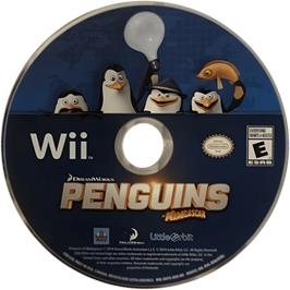 Cartridge artwork for Pingouins De Madagascar - Le Docteur Blowhole Est De Retour, Les on the Nintendo Wii.