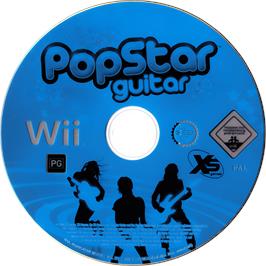 Cartridge artwork for Popstar Guitar on the Nintendo Wii.