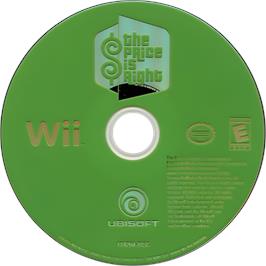 Cartridge artwork for Price Is Right, The on the Nintendo Wii.