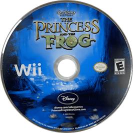 Cartridge artwork for Princesse Et La Grenouille, La on the Nintendo Wii.
