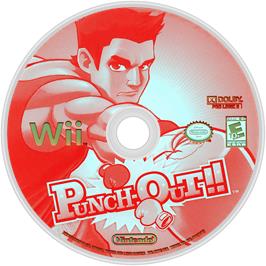 Cartridge artwork for Punch Out! on the Nintendo Wii.