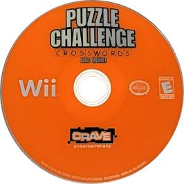 Cartridge artwork for Puzzle Challenge Crosswords on the Nintendo Wii.