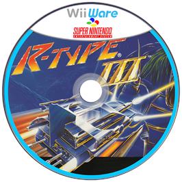 Cartridge artwork for R-type 3 - The Third Lightning (SNES) on the Nintendo Wii.