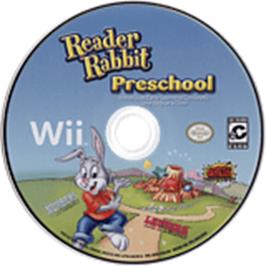 Cartridge artwork for Reader Rabbit Preschool on the Nintendo Wii.
