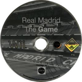 Cartridge artwork for Real Madrid - The Game on the Nintendo Wii.