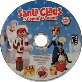 Cartridge artwork for Santa Claus Is Comin' To Town! on the Nintendo Wii.