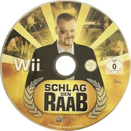 Cartridge artwork for Schlag den Raab : Das 2. Spiel on the Nintendo Wii.