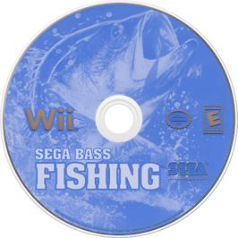 Cartridge artwork for Sega Bass Fishing on the Nintendo Wii.