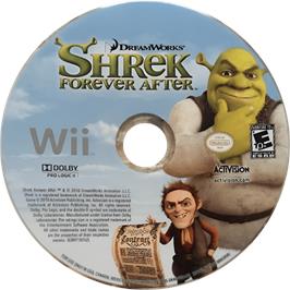 Cartridge artwork for Shrek 4 - Il Était Une Fin on the Nintendo Wii.