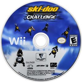 Cartridge artwork for Ski-doo Snowmobile Challenge on the Nintendo Wii.