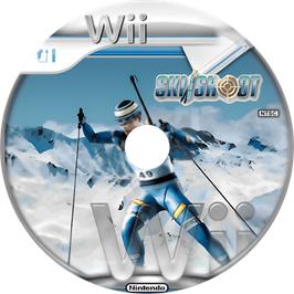 Cartridge artwork for Ski And Shoot on the Nintendo Wii.