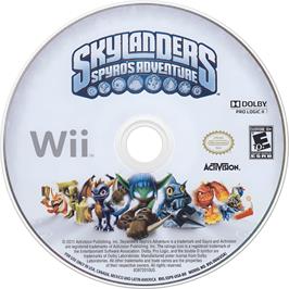 Cartridge artwork for Skylanders - Spyro's Adventure on the Nintendo Wii.