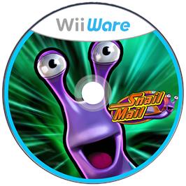 Cartridge artwork for Snail Mail on the Nintendo Wii.