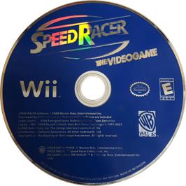 Cartridge artwork for Speed Racer - Le Jeu Vidéo on the Nintendo Wii.