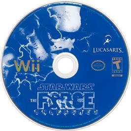 Cartridge artwork for Star Wars - Le Pouvoir De La Force on the Nintendo Wii.