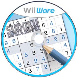 Cartridge artwork for Sudoku Challenge! on the Nintendo Wii.