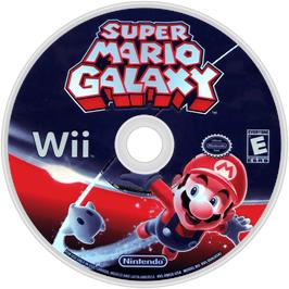 Cartridge artwork for Super Mario Galaxy on the Nintendo Wii.