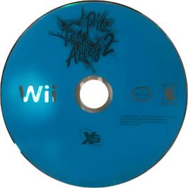 Cartridge artwork for Ten Pin Alley 2 on the Nintendo Wii.