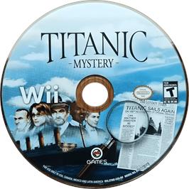 Cartridge artwork for Titanic Mystery on the Nintendo Wii.