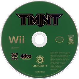 Cartridge artwork for Tmnt - Les Tortues Ninja on the Nintendo Wii.