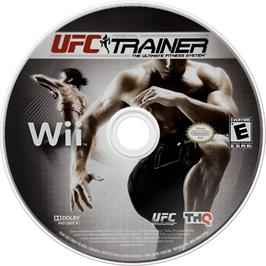 Cartridge artwork for Ufc Personal Trainer - The Ultimate Fitness System on the Nintendo Wii.