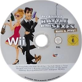 Cartridge artwork for Ultimate Battle Of The Sexes, The on the Nintendo Wii.