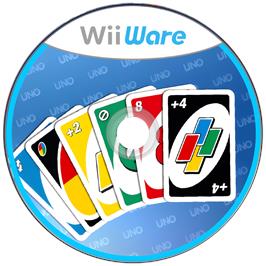 Cartridge artwork for Uno on the Nintendo Wii.