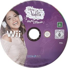Cartridge artwork for Violetta - Rythme Et Musique on the Nintendo Wii.
