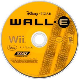 Cartridge artwork for Wall-e on the Nintendo Wii.